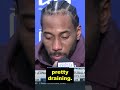 Kawhi Leonard on return from injury: 'It's going to be a long journey' #clippers #nba #shorts