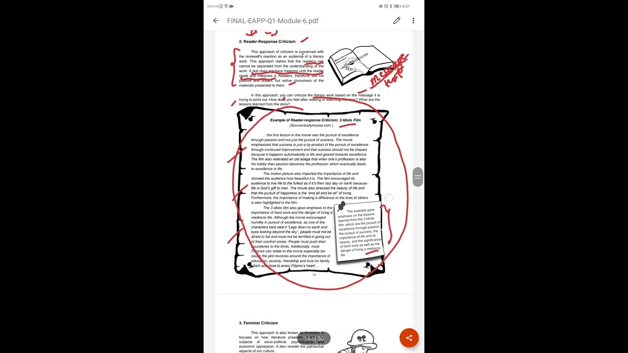 EAPP Q1 Module 6 Discussion - Critical Approaches Part II