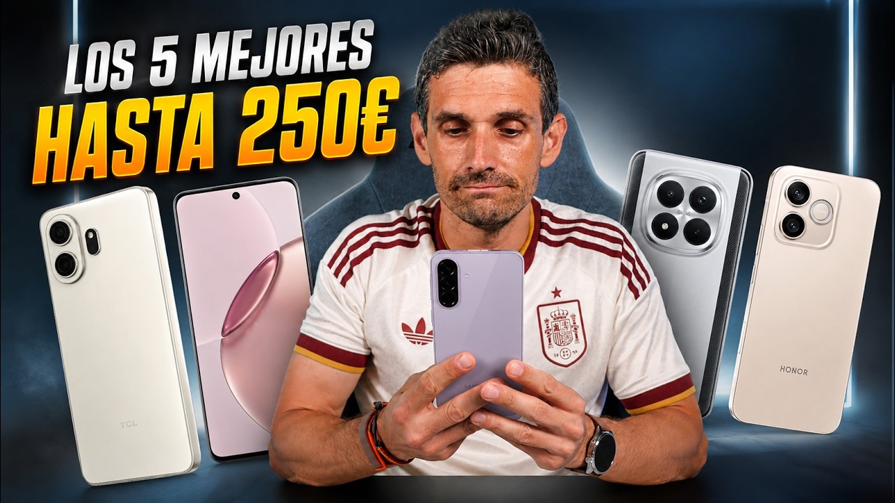ESTOS SON los 5 MEJORES ANDROID BARATOS del 2026 [1/2]