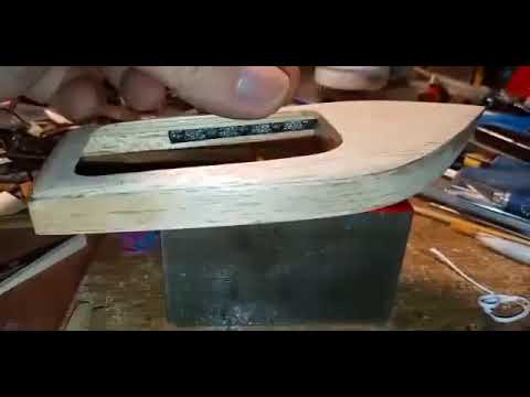 1/32 scale wooden vintage style speed boat progress... gettin' smooooth!