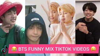 BTS funny Tik Tok Videos B #BTS Hindi Mix TikTok videorytry हँसने के लिए नहीं Videos
