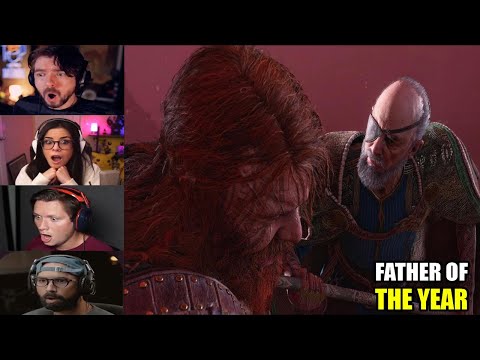 Gamers Reactions to Thor Death Scene - Odin Kills Thor - God of War Ragnarok