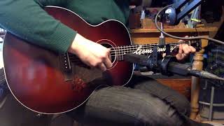Video thumbnail for 1939 Harmony-made Sears Supertone Gene Autry "Round-Up" grand concert guitar by Jake Wildwood & Co