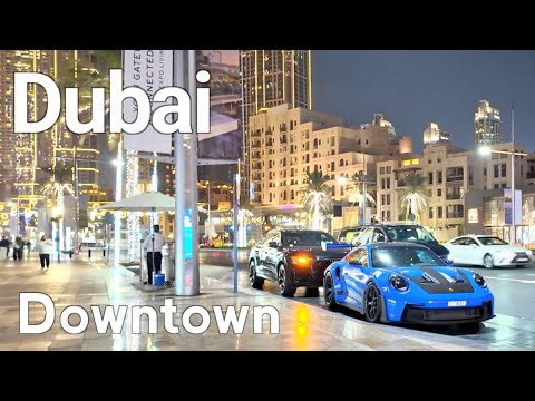 Dubai [4K] Amazing Downtown Dubai, City Center Walking Tour 🇦🇪