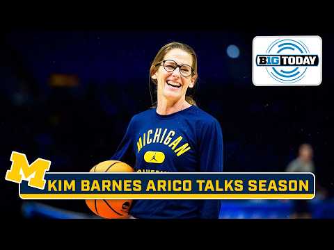 Kim Barnes Arico Talks Season, Team Chemistry, Offensive Depth, and More | B1G Today