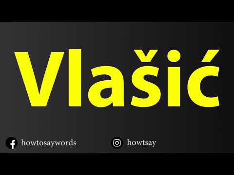 How To Pronounce Vlasic