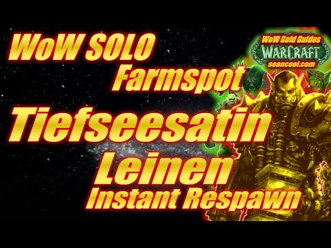 Tiefseesatin + Leinen | Instant Respawn Farmspot #20 | easy SOLO + AFK | WoW BFA 8.2.5 Gold Guide