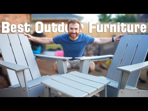 The BEST Outdoor Furniture - Polywood Adirondack Chair Review