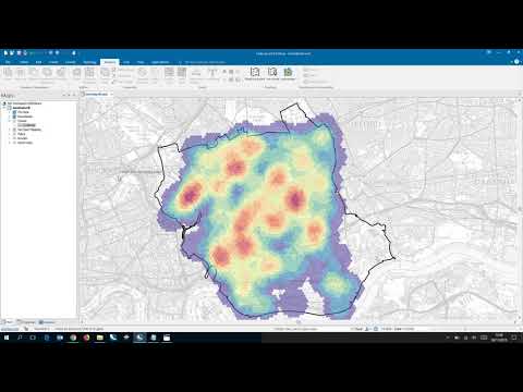 Getis-Ord Gi* in Cadcorp SIS Desktop