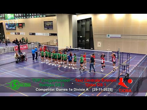 Volleybal Dames 1e Divisie A: TOP Zorgpers. Sudosa D3 - Taxi Centrale Emmen Tjoba D1 [29-11-2025]
