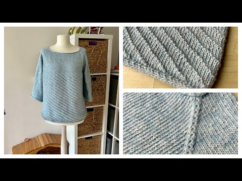 RVO Bauchweg Pullover stricken - alle Größen
