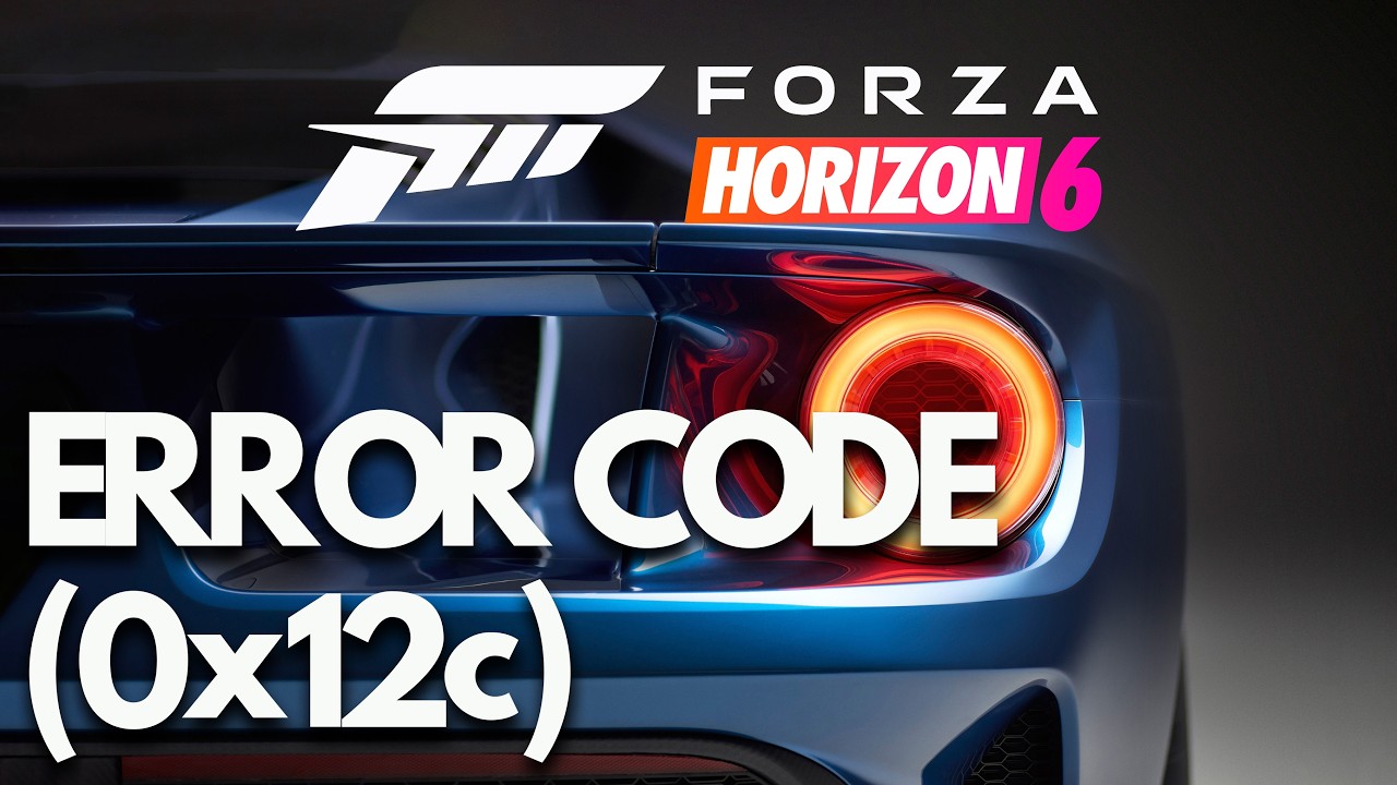 Forza Horizon 6 Error Code (0x12c) - The Game Has Crashed FIX🎮🔥