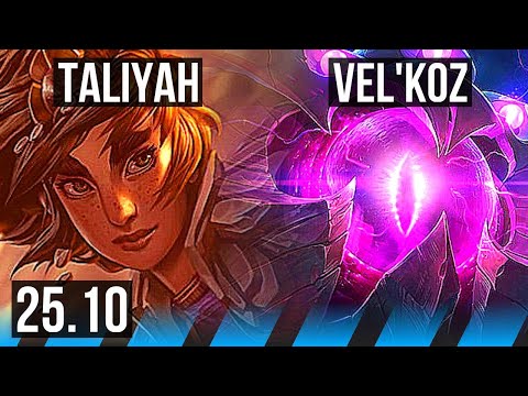 TALIYAH vs VEL'KOZ (MID) | 14/0/14, Legendary | NA Challenger | 25.10