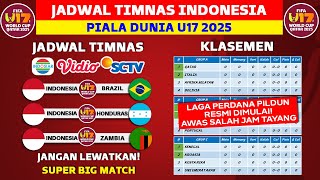 Download lagu LAGA PERDANA! Jadwal Piala Dunia U17 2025 - Timnas Indonesia vs Brazil - Live Indosiar mp3