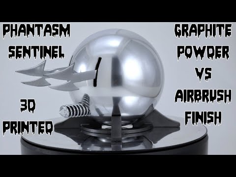 Phantasm Sentinel - Airbrush vs Graphite Powder Finish