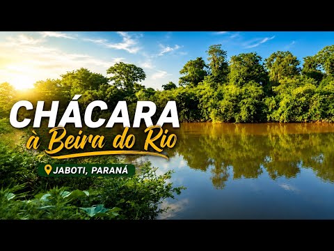 CHÁCARA À BEIRA DO RIO DAS CINZAS EM JABOTI UM VERDADEIRO PARAÍSO