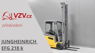 Tř&iacute;kolov&yacute; vidlicov&yacute; voz&iacute;k Jungheinrich EFG 218 k | Obr&aacute;zek 4 - Machineryline