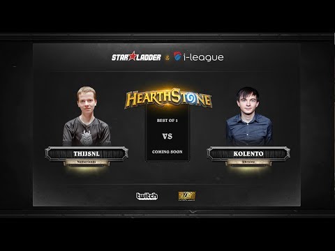 [EN] ThijsNL vs Kolento | SL i-League Hearthstone StarSeries Season 3 (30.05.2017)