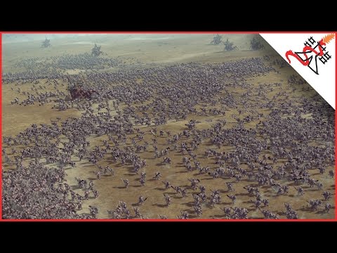 9360 BLACK ORCS vs 39 GIANT SPIDERS - Total War: WARHAMMER Massive BATTLE