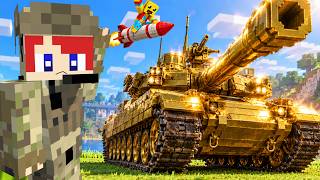 100円vs10億円 戦車づくり対決！【まいくら・マインクラフト】