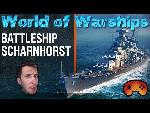Scharnhorst der T7 Geheimtipp #1240 in World of Warships Deutsch / Gameplay