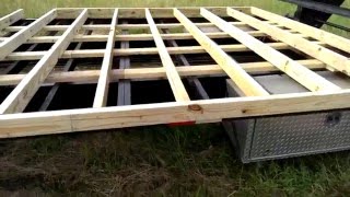 How to build your own tiny house on wheels from expanding the trailer to framing the walls and roof