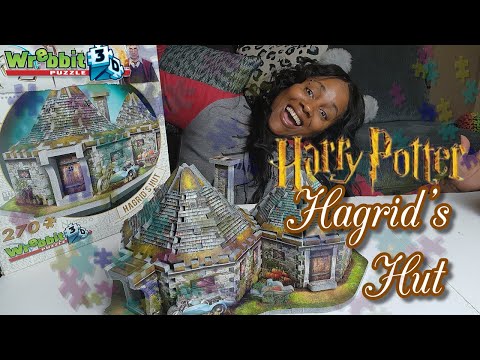 HARRY POTTER DIAGON ALLEY COLLECTION HAGRID'S HUT 3D PUZZLE | WREBBIT3D | PUZZLES GONE WILD