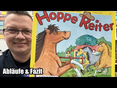 Hoppe Reiter (Haba) - Kinderspiel mit Pferde als Holzfiguren - ab 3 Jahren