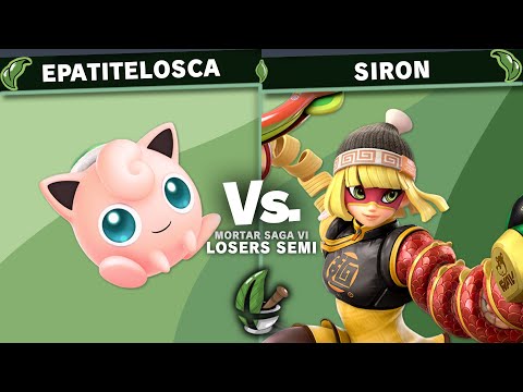 Mortar Saga VI - EpatiteLosca (Samus, Jigglypuff) Vs Siron (Min Min) - Losers Semi-Final
