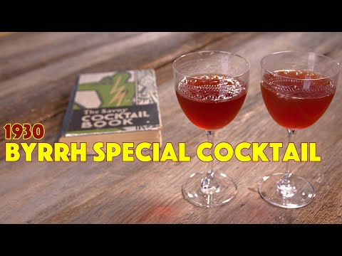 1930 Byrrh Special Cocktail Recipe QuinQuina Cocktail - Cocktails After Dark - Glen And Friends