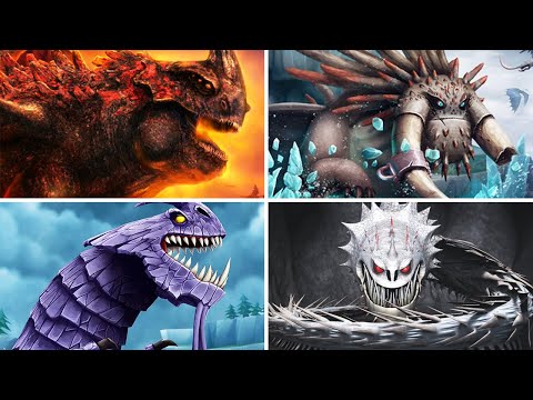 ALL 12 LEGENDARY DRAGONS CINEMATIC INTRO - Dragons: Rise of Berk