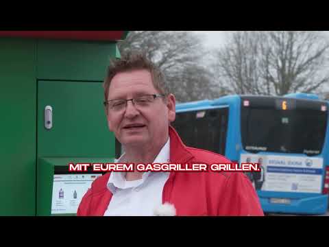 Gasflasche leer? Mit den fünf Gasflaschen-Tauschautomaten von BZN hagebaumarkt erhältst Du rund um die Uhr Ersatz.