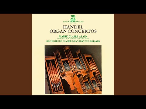 Organ Concerto No. 1 in G Minor, Op. 4 No. 1, HWV 289: II. Allegro