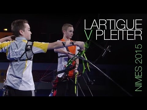 Lartigue v Pleiter – recurve U15 men’s gold medal match | Nîmes 2015