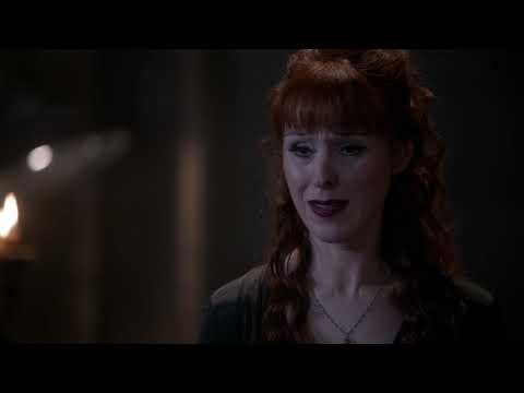 Supernatural 10x16 Rowena is suffering and get mad on Crowley.