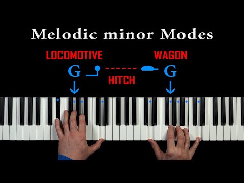 PRACTICAL SHORTCUT to play all the MELODIC MINOR MODES