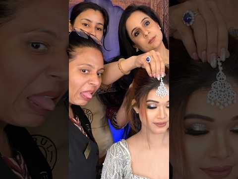 Silver Shimmery Eyes for this Stunner ❤️ Parul Garg