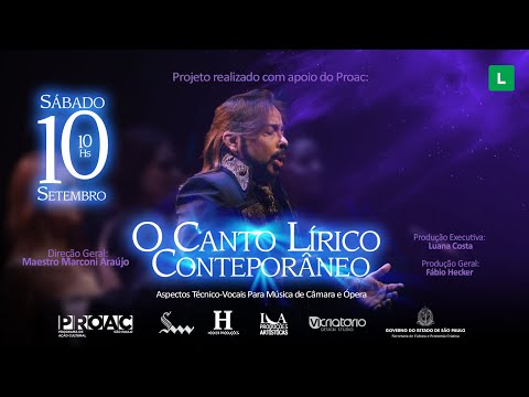 O Canto Lírico Contemporâneo - ProAC n.º 39/2021
