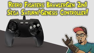 Retro Fighters BrawlerGen 2 in 1 Sega Genesis & Saturn Controller Announced!