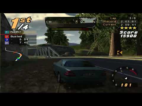 Need for Speed: Hot Pursuit 2, Mercedes CL55 AMG, 8 laps National Forest