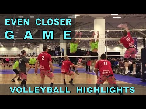 EVEN CLOSER GAME - Bottoms Up vs Tall Ones Volleyball HIGHLIGHTS (USAV 2017 Nationals)