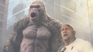 ロック様とホワイトコングの最強タッグでも怯む巨獣が登場／映画『ランペイジ 巨獣大乱闘』特別映像2