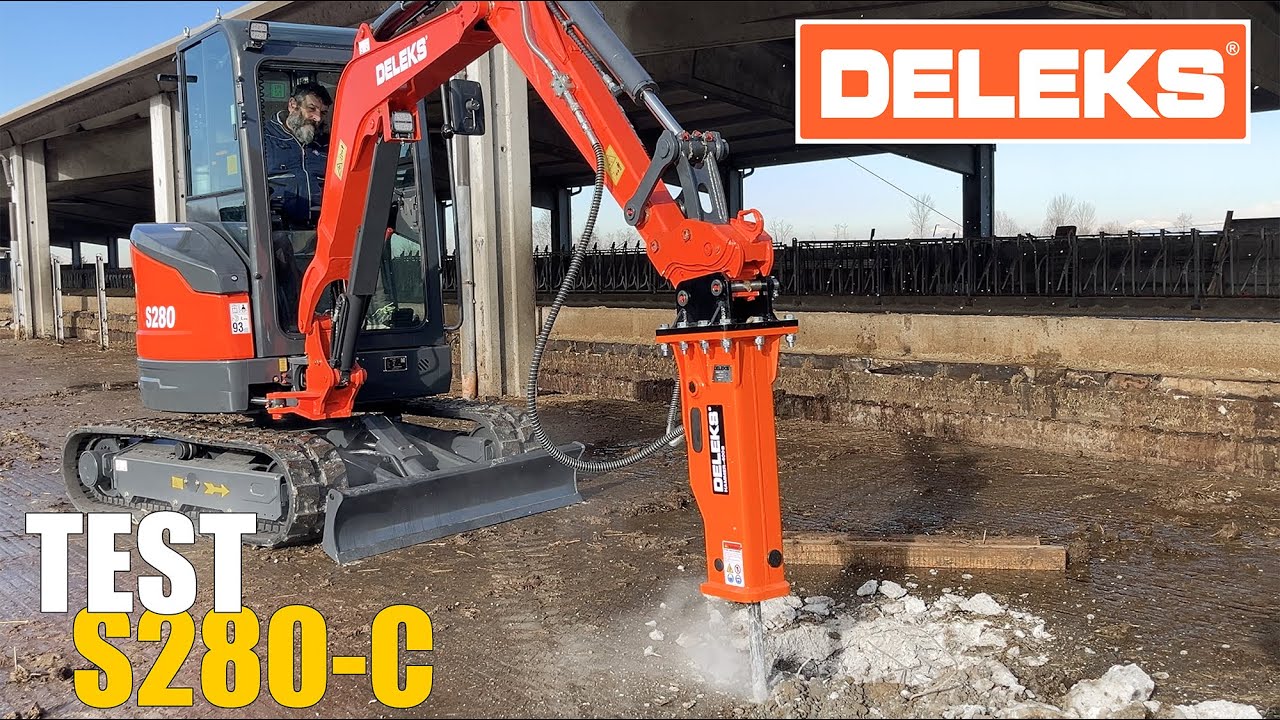 S280C con martello pneumatico
