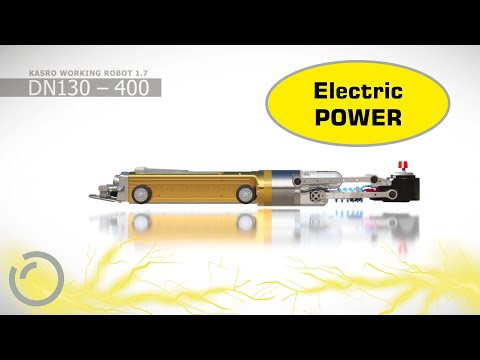 Animation of the KASRO working robot 1.7 DN 130 - 400 / 5'' - 16''