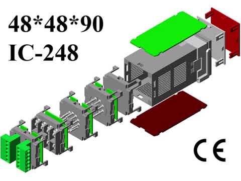 Digital Panel Meter Enclosure IC-248-04 DIN 48x48x90