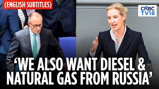 Merz Leaves Parliament Before Alice Weidel’s Speech: AfD Leader Demands Russian Oil Germany | N18G
