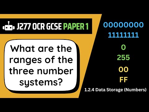 Number System Ranges | 2.4 | OCR GCSE Computer Science | J277