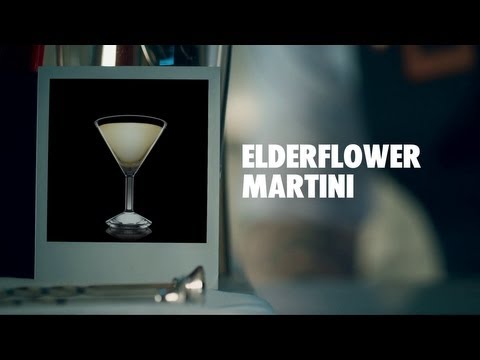 ELDERFLOWER MARTINI DRINK RECIPE - HOW TO MIX
