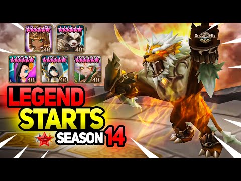 First Day of Season 14 with Legend HowToPlay - Summoners War