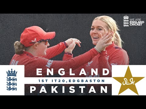 Sarah Glenn Stars with 4-12 | Highlights - England v Pakistan | 1st Women’s Vitality IT20 2024